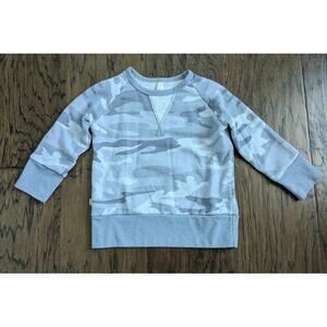 Childhoods Clothing Grey Camo Crewneck Sweatshirt
